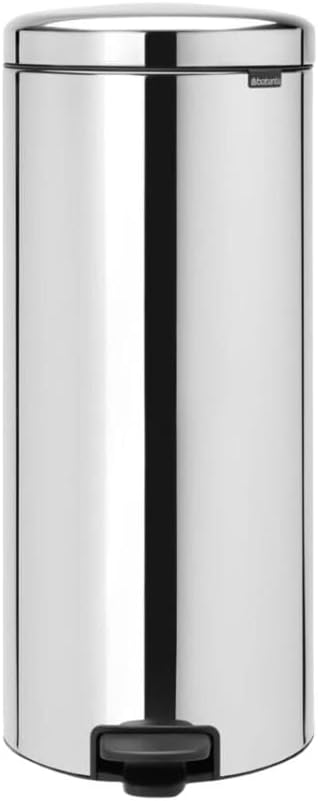 Pedal Bin With Soft-Close Lid and Inner Bucket 30L