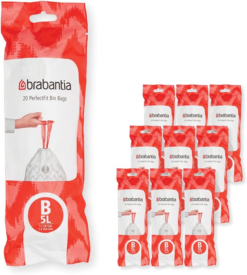 PerfectFit Trash Bin Liners – Tear-Resistant 5 Litre Bags