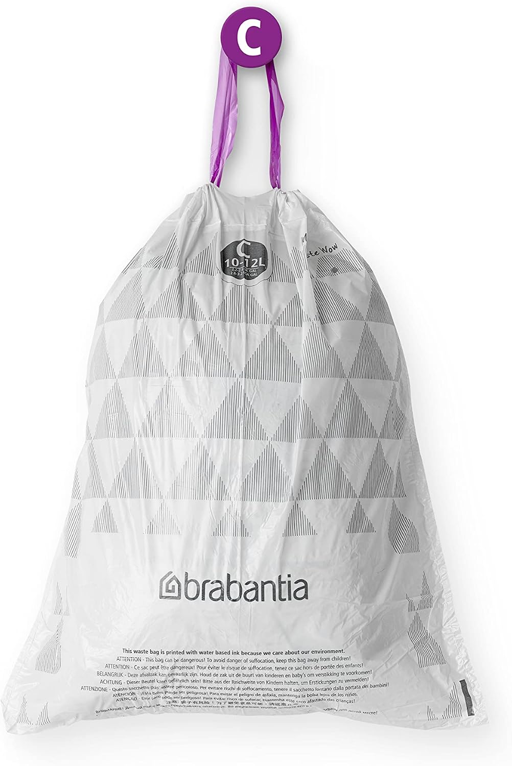 Perfect-Fit Bin Liners 10–12L – Strong Drawstring Bags
