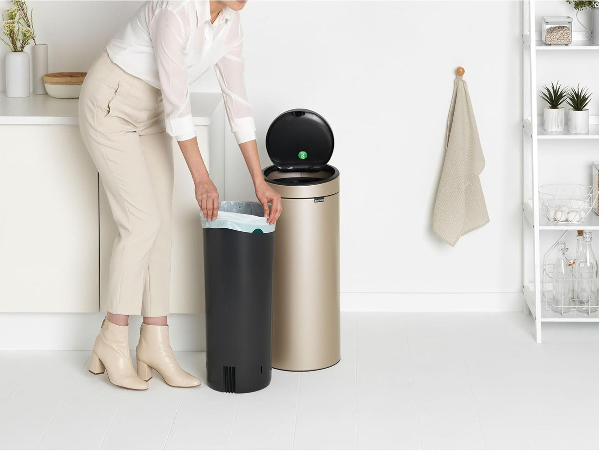 30L Soft-Touch Kitchen Bin – Removable Lid & Easy Clean