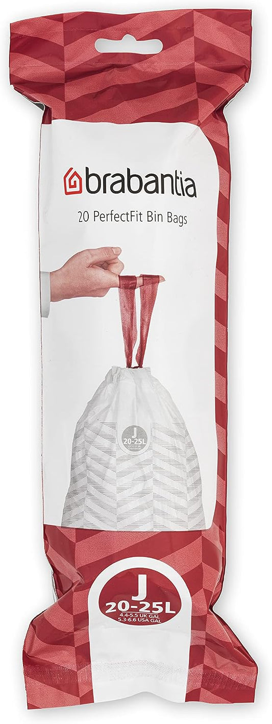 PerfectFit Trash Can Liners Multipack – Drawstring, 20–25L