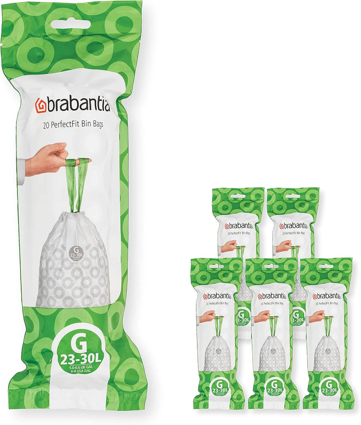 PerfectFit Bin Liners Multipack – 23–30L Thick Trash Bags