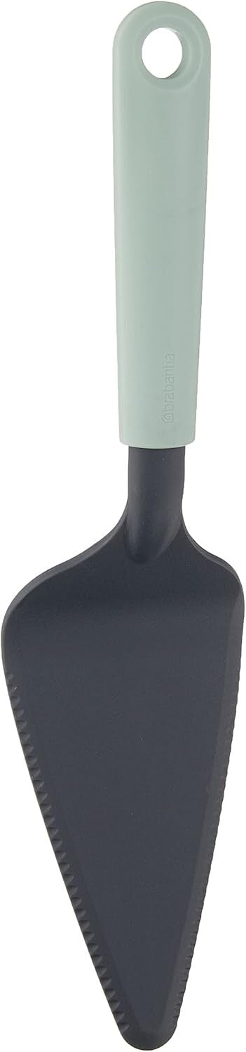 Brabantia Tasty+ Cake Server Plus Cutting Edge, Jade Green
