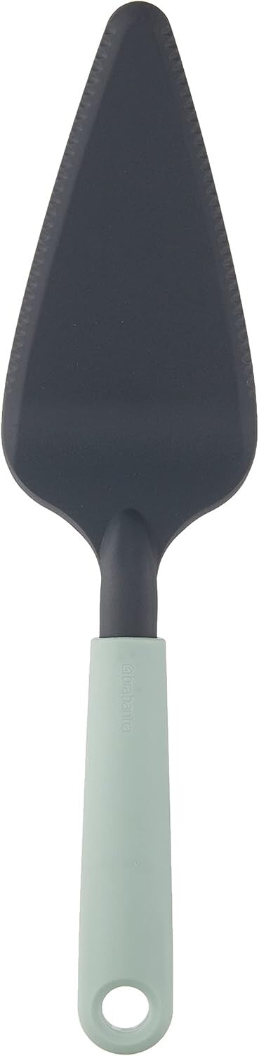 Brabantia Tasty+ Cake Server Plus Cutting Edge, Jade Green