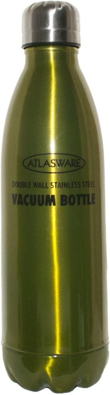 Atlasware Premium Unbreakable Stainless Steel Vacuum Flask Thermos, Double-Wall Insulated, Assorted Colour, 500 ml