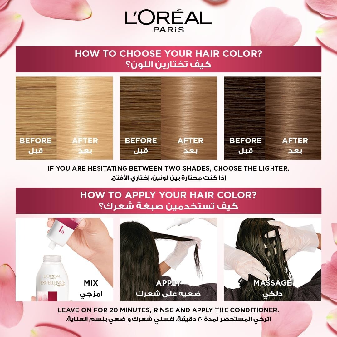 L’Oréal Paris Excellence Crème Permanent Hair Colour, 9 Very Light Blonde - Image 5