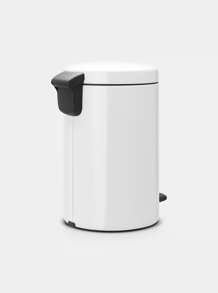 Brabantia NewIcon Pedal Bin, 12 Litre, White