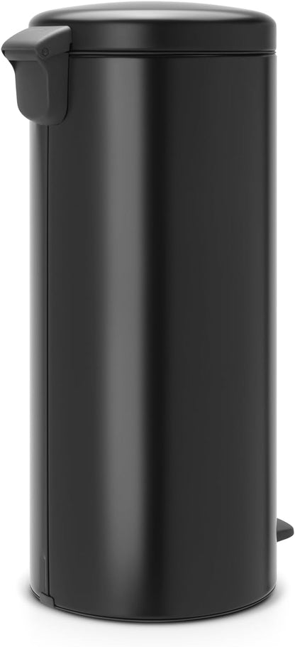 Step Trash Can With Soft-Close Lid and Inner Bucket 30L