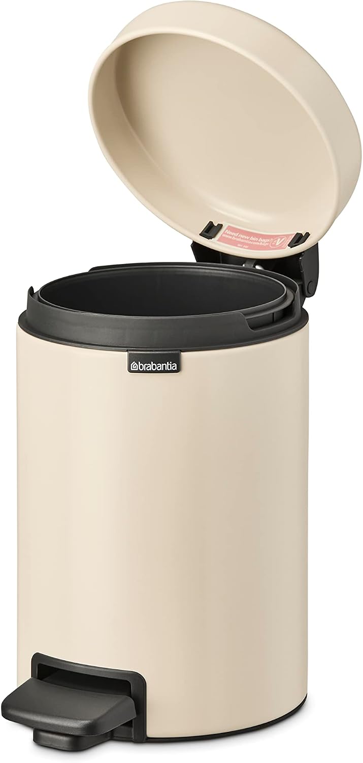 Small Soft-Close Pedal Bin 3L – Odour-Resistant Bathroom Waste