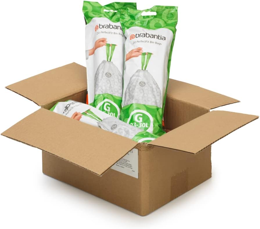 PerfectFit Bin Liners Multipack – 23–30L Thick Trash Bags