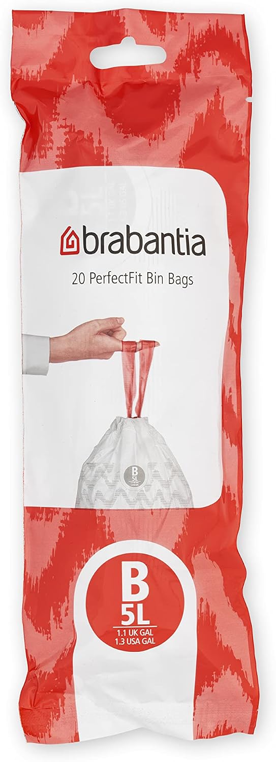 PerfectFit Trash Bin Liners – Tear-Resistant 5 Litre Bags