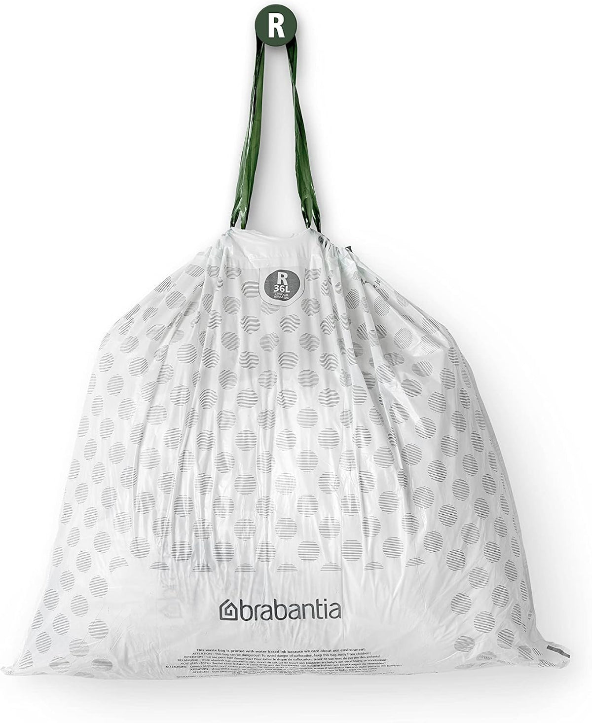 PerfectFit Trash Bin Liners – 36L Tear-Resistant Bags