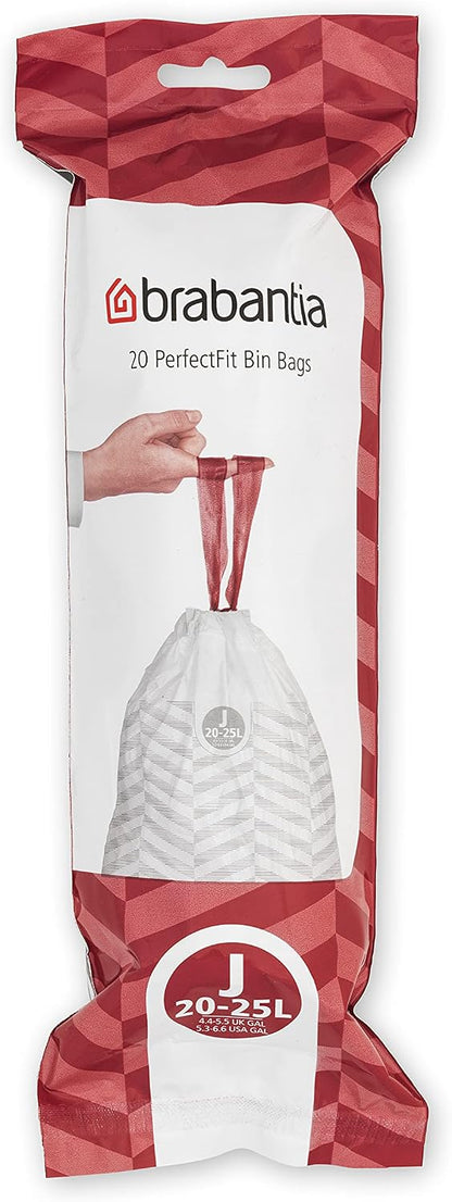 PerfectFit Trash Can Liners Multipack – Drawstring, 20–25L