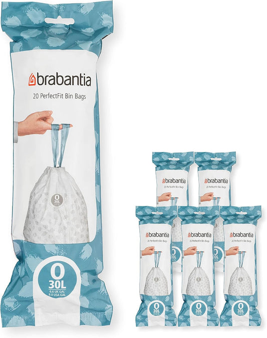 PerfectFit Bin Liners Multipack For 30L Bins With Tie-Tape