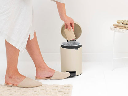 Small Soft-Close Pedal Bin 3L – Odour-Resistant Bathroom Waste