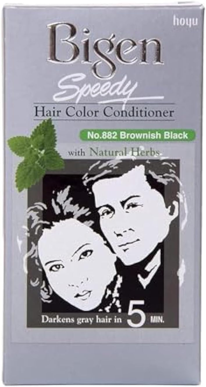 Bigen Speedy Hair Color 882 Brownish Black, 40g + 40g, 2 Pc Combo Pack Offer