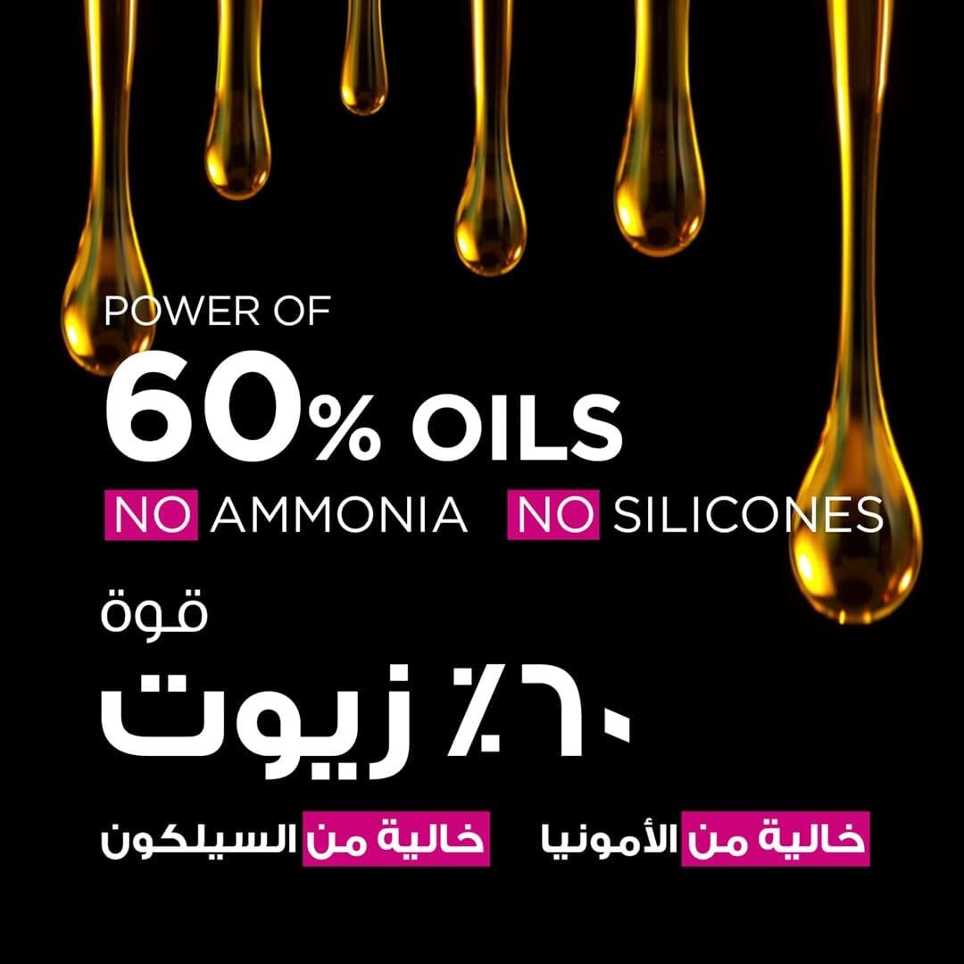 Garnier Olia Permanent Hair Dye 4.0 Dark Brown, No Ammonia, 60% Oils, Long-Lasting Colour, Up to 100% Grey Coverage