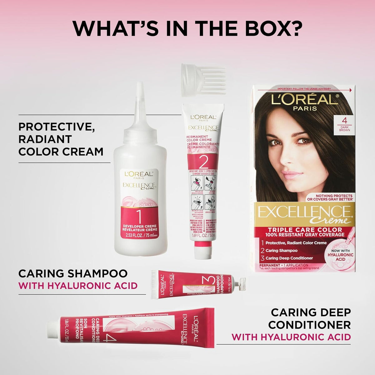 L’Oréal Paris Excellence Crème Pro-Keratin Permanent Hair Colour, 8RB Reddish Blonde, 1 Application - Image 5